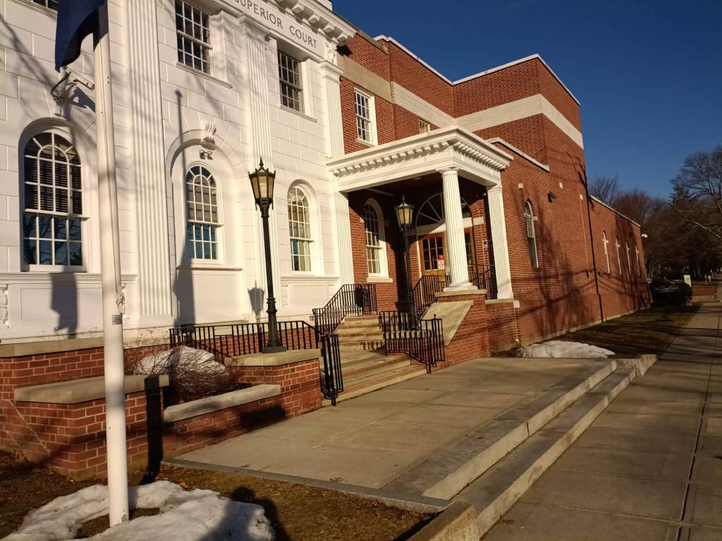Exterior of Milford Superior Court, in MIlford ct (AAN)