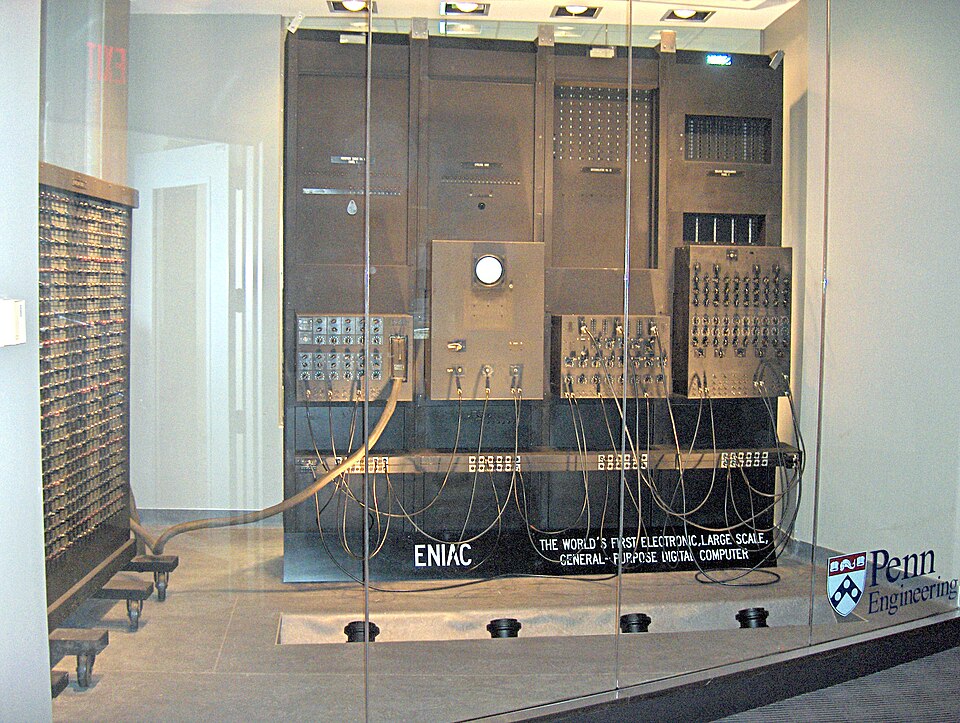 ENIAC in Penn State computing museum.