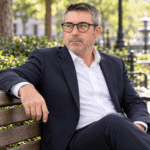Alan Harrison in a random park. Why is this a good photo for a law firm website?
